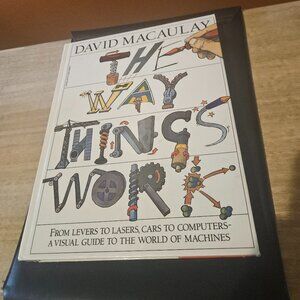 KID'S BOOK "THE WAY THINGS WORK" BY DAVID MACAULEY, VINTAGE